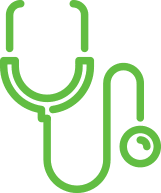 icon of a stethoscope