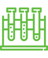 icon of three test tubes in a holder